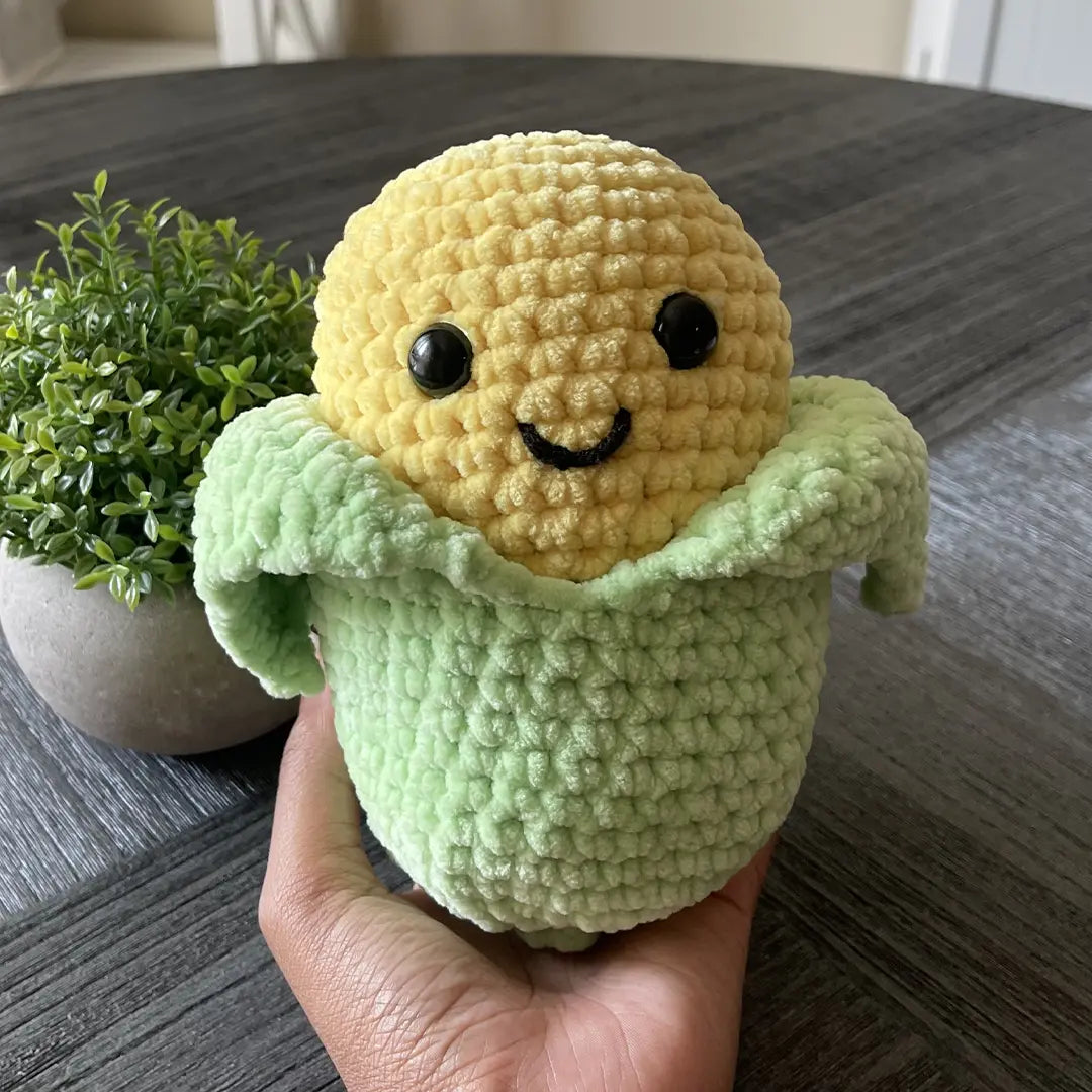 Handmade Crochet - Corn Plushie