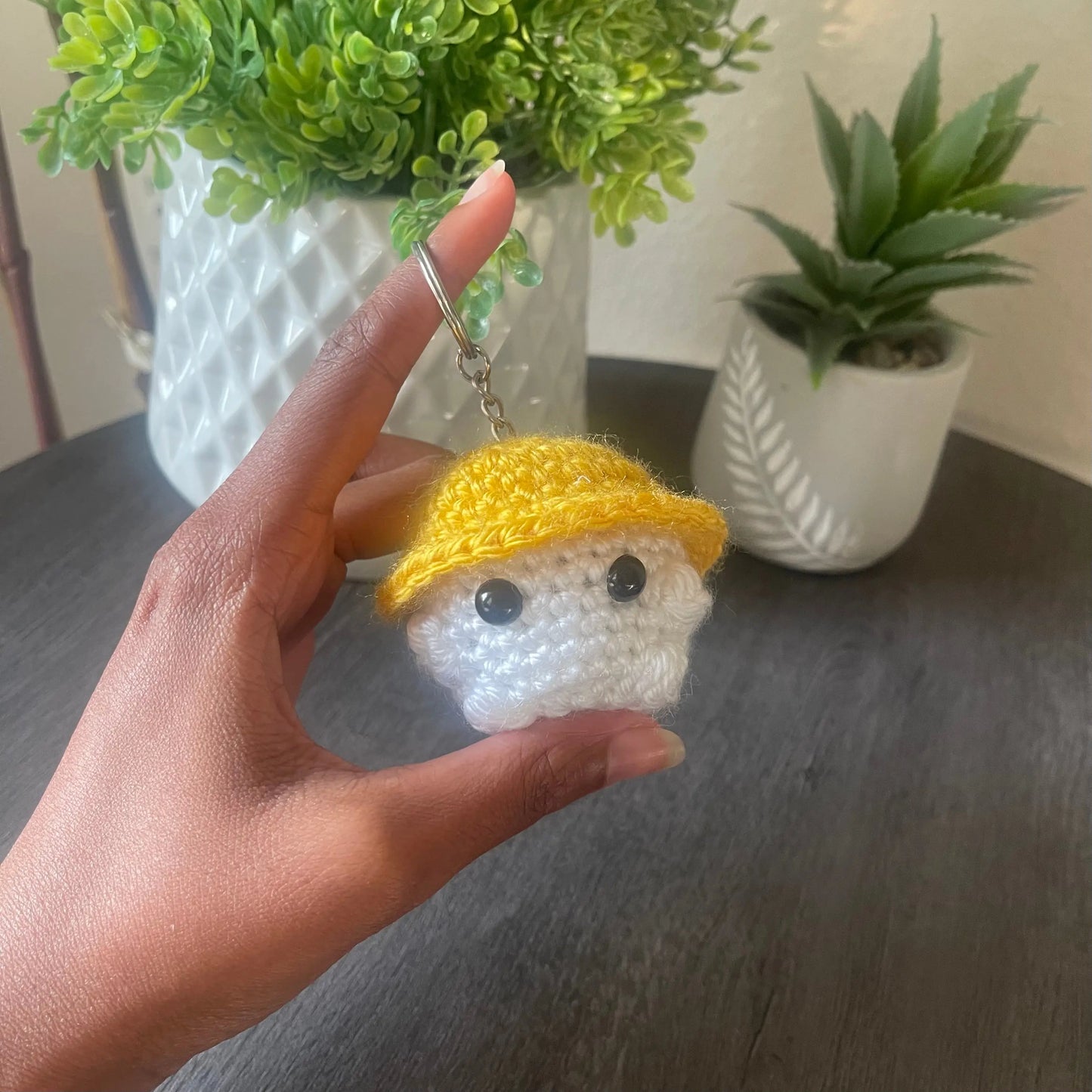 Mushroom Keychain Calming Cozies