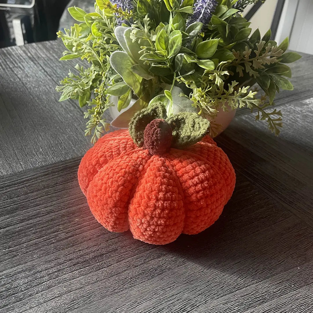 Handmade Crochet - Large Pumpkin