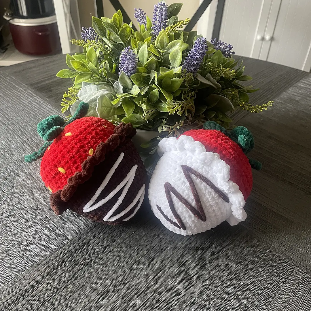 Chocolate Strawberry Pattern - Calming Cozies