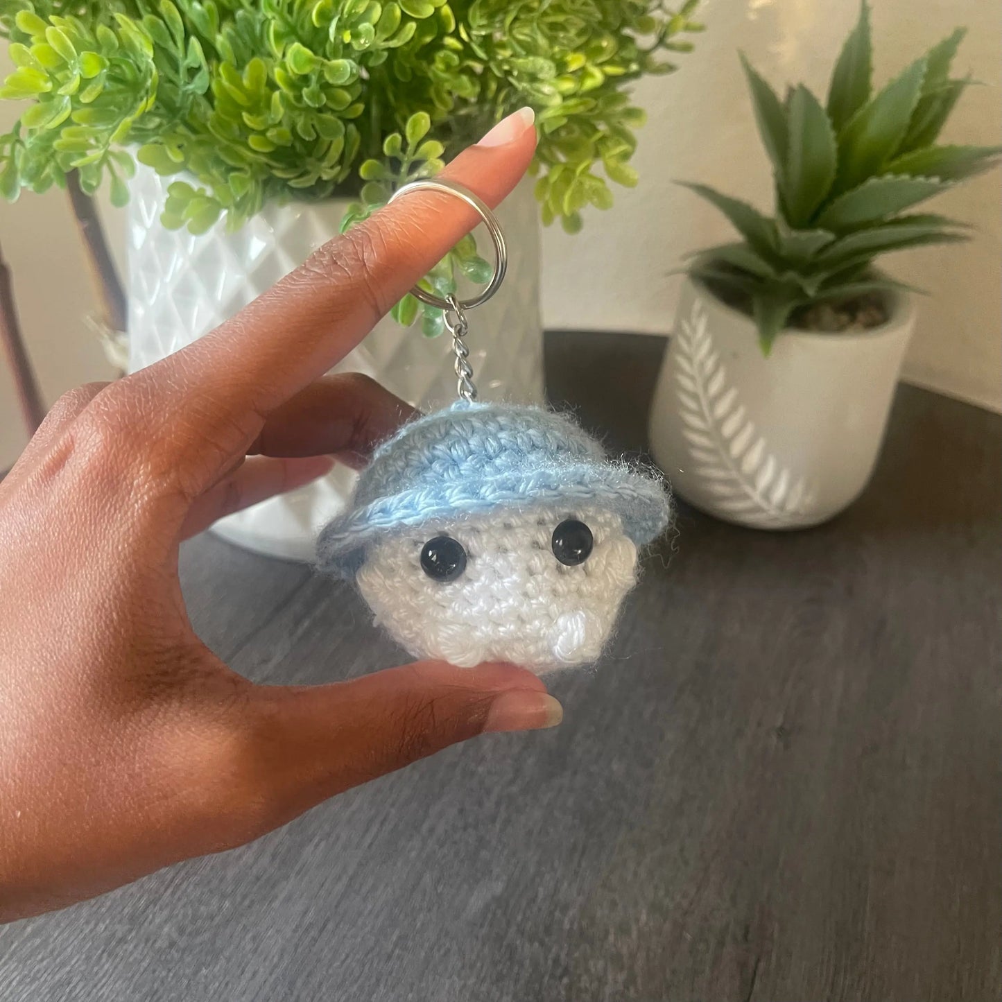 Mushroom Keychain Calming Cozies