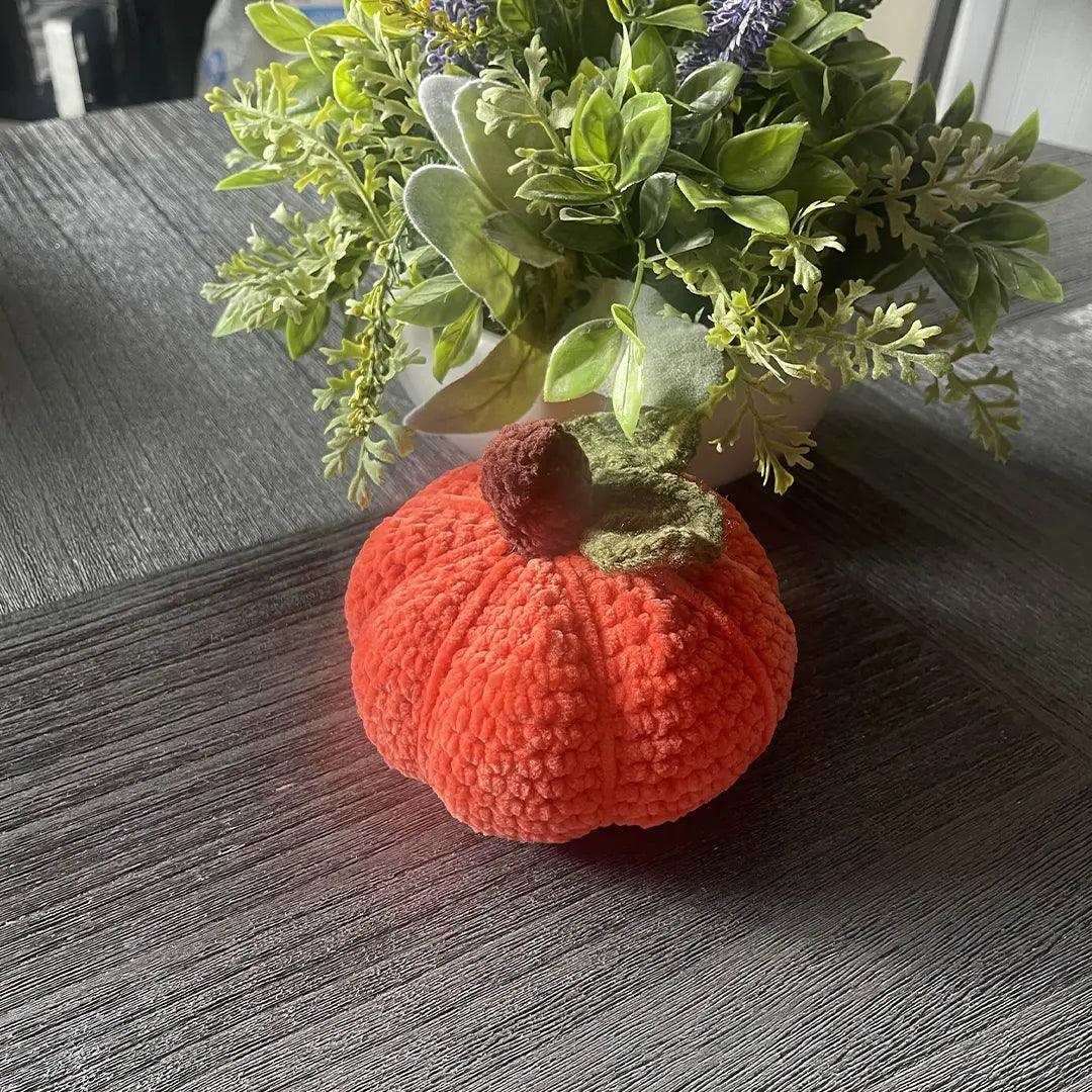 Handmade Crochet - Medium Pumpkin