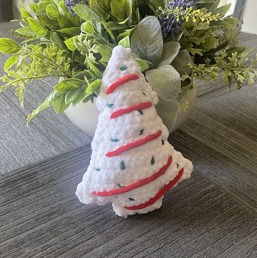 Handmade Crochet - Christmas Tree - Sitting