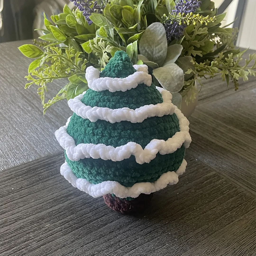 Handmade Crochet - Christmas Tree Plushie