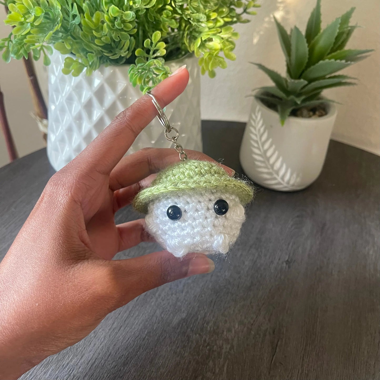 Mushroom Keychain Calming Cozies