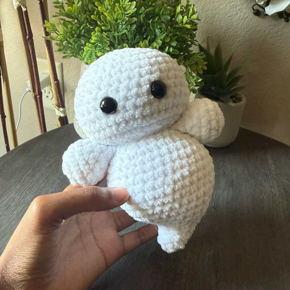 chubby ghost plushie