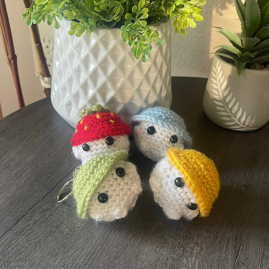 Mushroom Keychain Calming Cozies