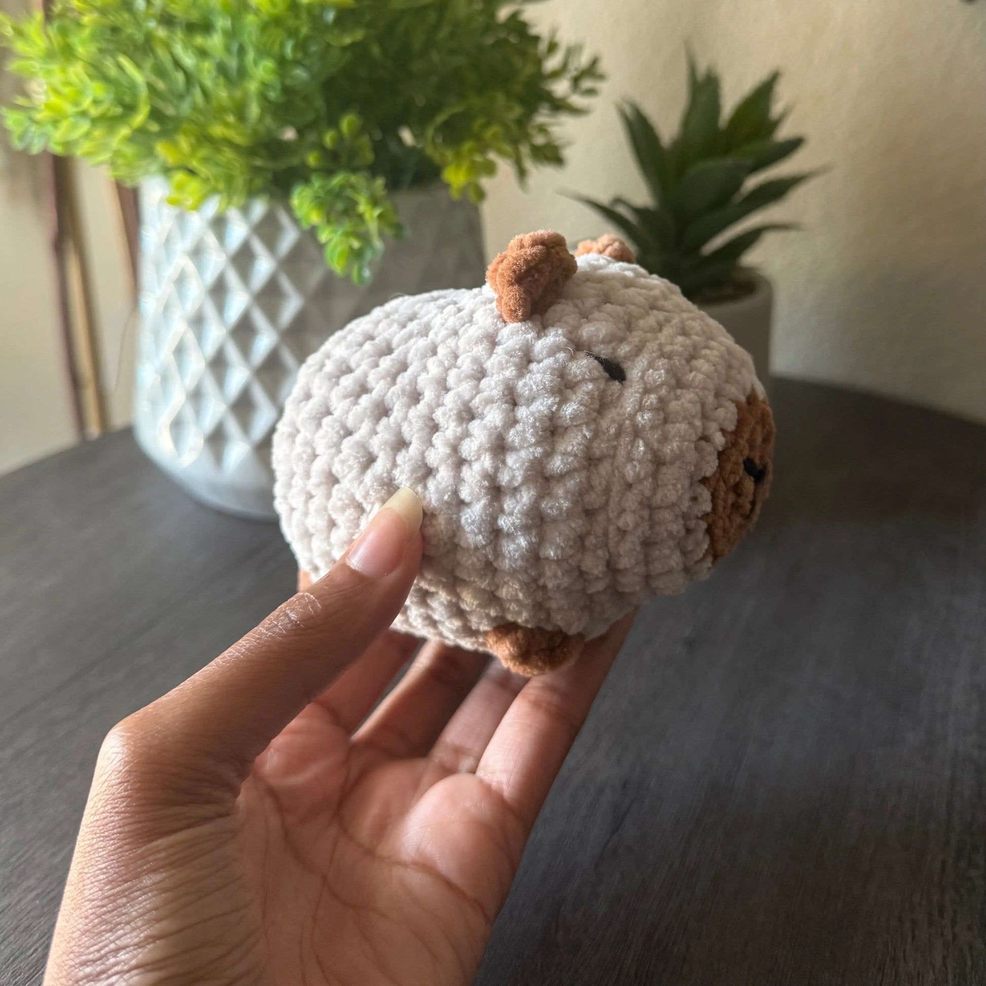 Handmade crochet - capybara plush