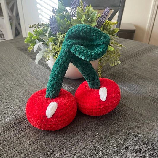 Handmade Crochet - Cherry Plushie