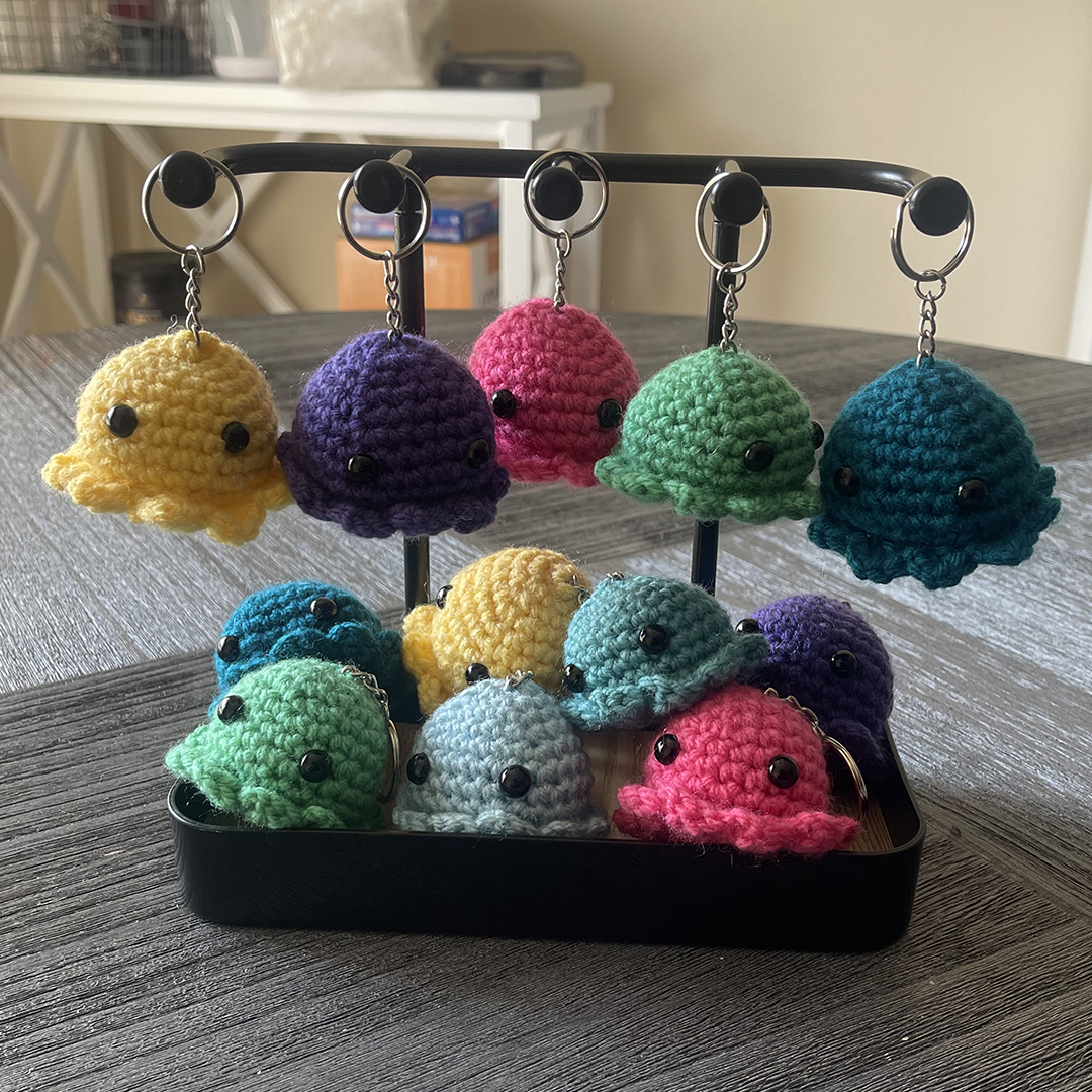 Octopus keychains