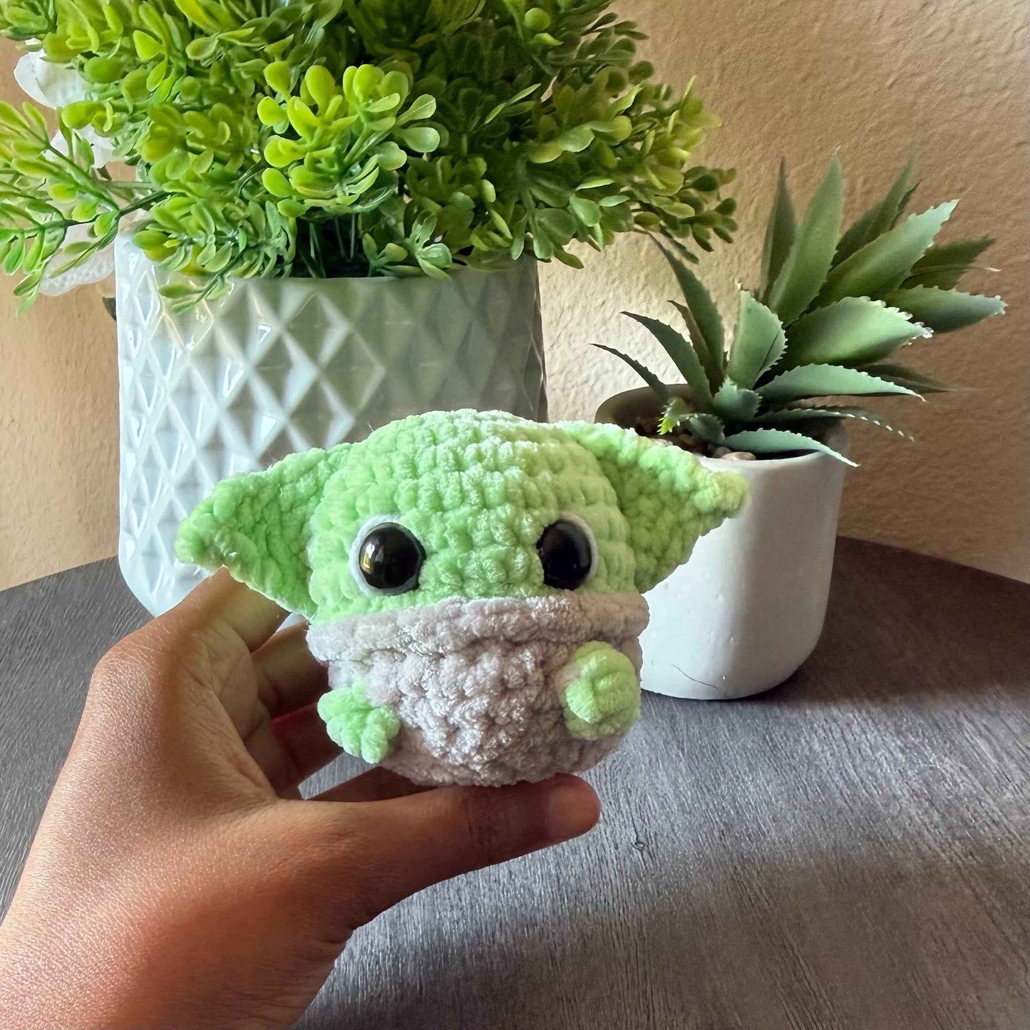 Baby Yoda Crochet Plushie