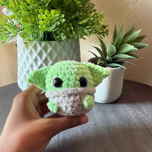 Baby Yoda Crochet Plushie