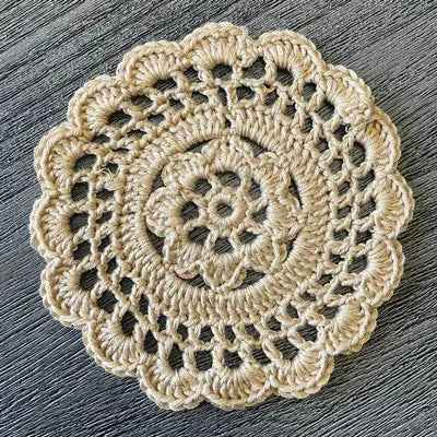 Doily Coaster (4 pack) • Available in multi and winter white