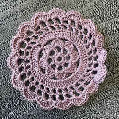 Doily Coaster (4 pack) • Available in multi and winter white