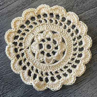 Doily Coaster (4 pack) • Available in multi and winter white